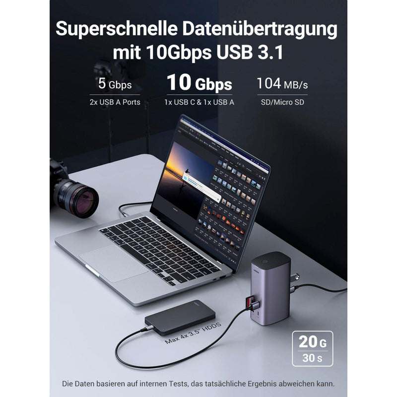 UGREEN Docking Station Triple Display, 12-in-1 USB C 8K MacBook Docking Station (CM555/90325) view 4