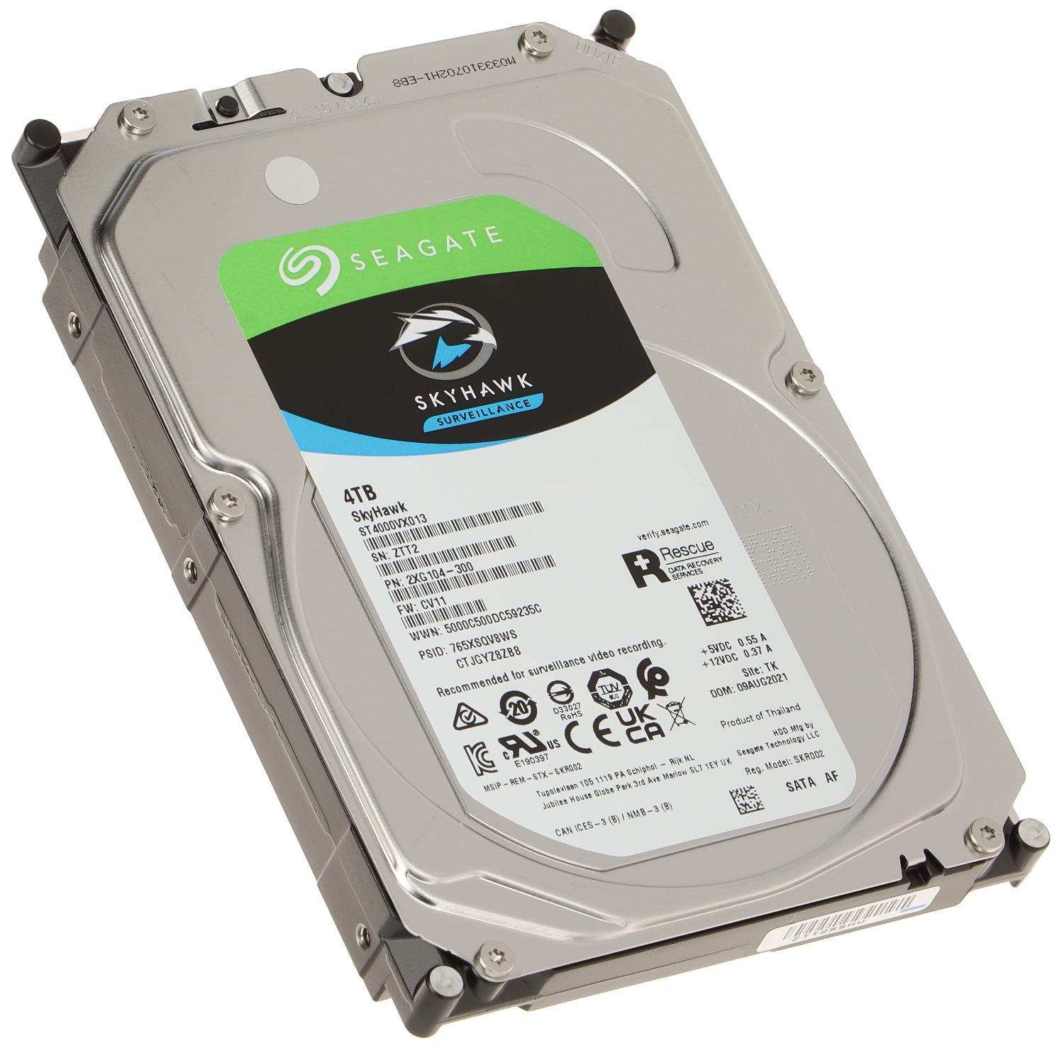 Seagate Skyhawk 4TB 3.5" Video / CCTV view 2