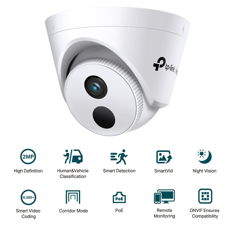 TP-Link EasyCam C420 VIGI 2MP Full-Color Turret Network Camera view 3