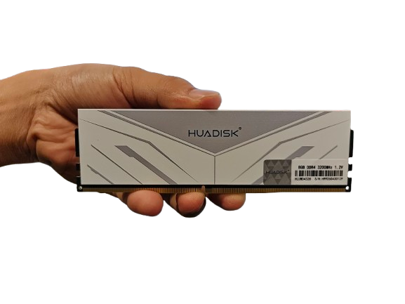 HUADISK DDR4 8GB 3200HZ DESKTOP with HEATSINK UDIMM view 2
