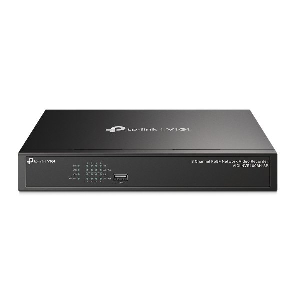 TP-Link VIGI NVR1008H-8P 8CH PoE+ Network Video Recorder