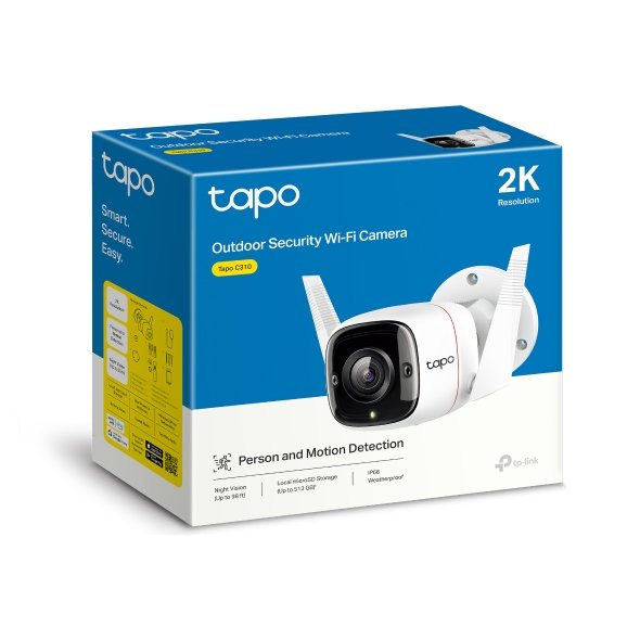 TP-Link Tapo C310 3MP Outdoor Wi-Fi Security Network Camera with Night Vision view 3